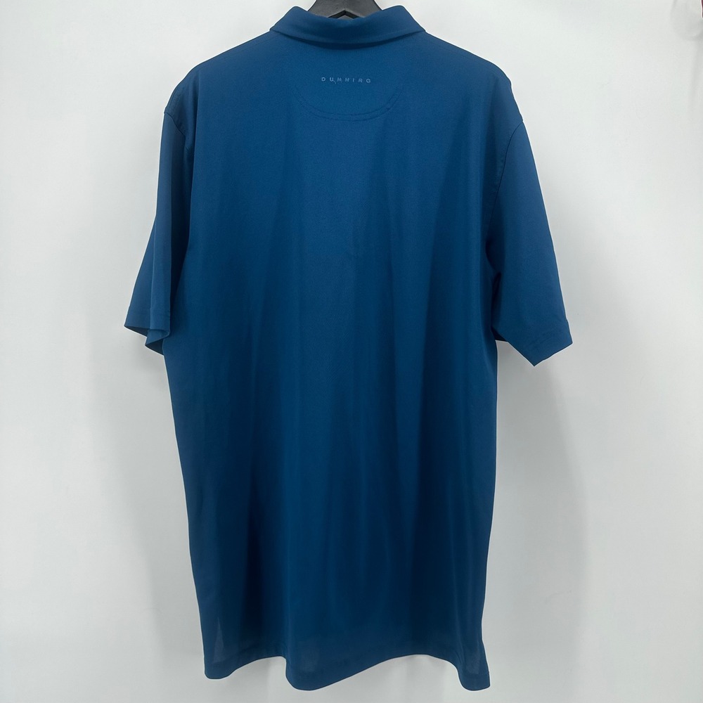 Dunning Golf Polo Shirt Mens Extra Large XL Blue Fields Ranch PGA Frisco Texas - Picture 4 of 7